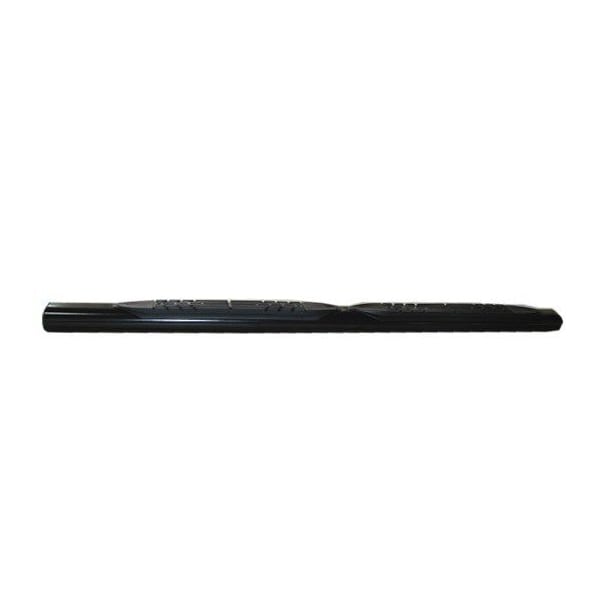 Trailfx TrailFX A1541B; Step Nerf Bar; With Step Pads 4 Inch Oval Straight Powder Coated Black Mild Steel A1541B - main